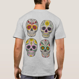 Dia de los Muertos Döskallars   Shirt T
