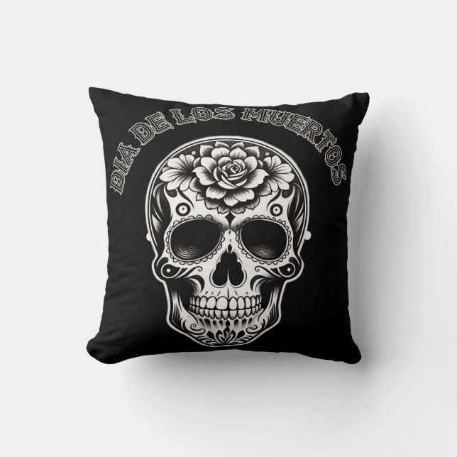Dia De Los Muertos Dubbla-sided Pillow Kudde (Framsida)