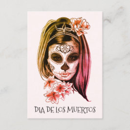 Dia de Los Muertos eller Day of the dead Party Inbjudningar