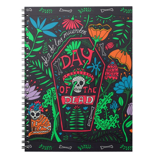 Dia de los Muertos: Festive Card Set Anteckningsbok (Framsidan)