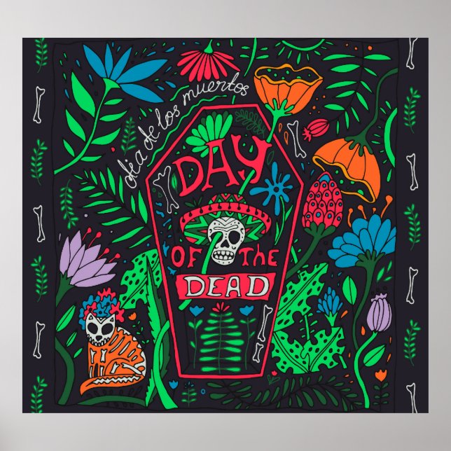 Dia de los Muertos: Festive Card Set Poster (Framsidan)
