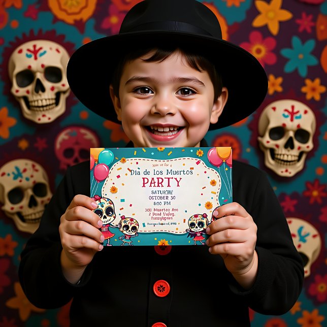 💀 Dia de los Muertos Fiesta kommer ihåg Inbjudningar (💀 Dia de los Muertos Fiesta to Remember Invitation)