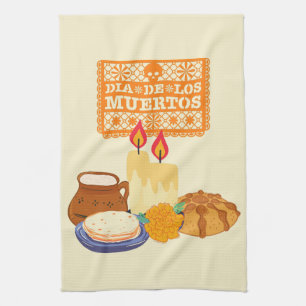 Dia De Los Muertos Firande Kökshandduk