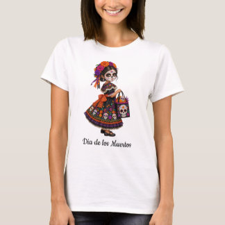 Dia de los Muertos Flicka T Shirt