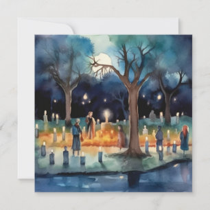 Dia de los Muertos "Helig Memories Cemetery" Inbjudningar