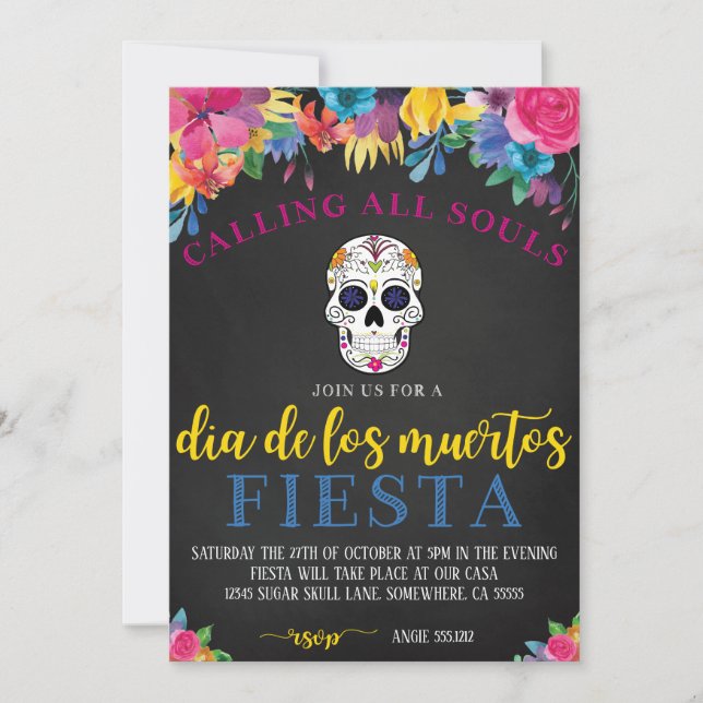 DÍA DE LOS MUERTOS INBJUDAN (Framsida)