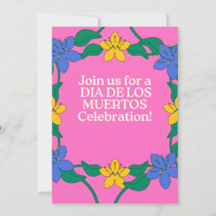 DIA DE LOS MUERTOS-inbjudan Inbjudningar