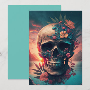 Dia De Los Muertos Inbjudningar