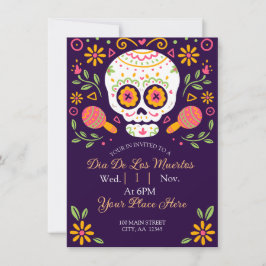 Dia De Los Muertos Julkort