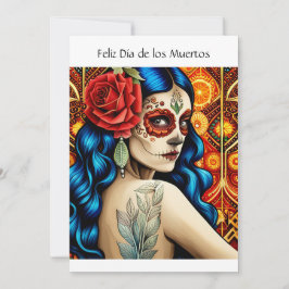 Día de los Muertos Julkort