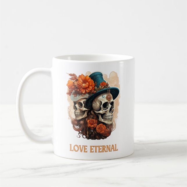 Dia de los Muertos Kaffemugg (Vänster)