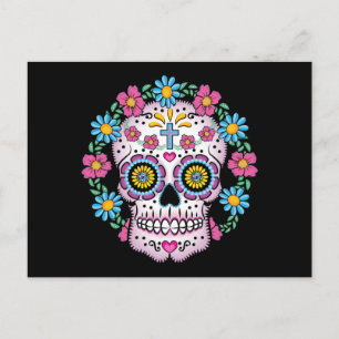 Día de los Muertos-kalle Vykort