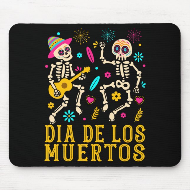 Dia De Los Muertos-kostym Dag för regeringen Musmatta (Framsidan)