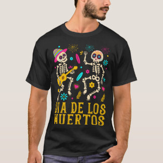 Dia De Los Muertos-kostym Dag för regeringen T Shirt