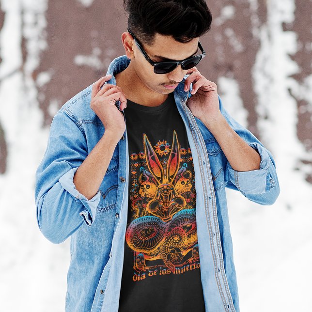 Día De Los Muertos KRYP BUNNY™ Gradient T Shirt (Skapare uppladdad)
