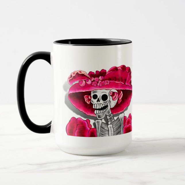 Dia De Los Muertos (La Catrina) Mugg (Vänster)