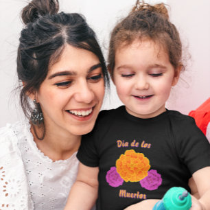 Día de los Muertos Marigold Trio T Shirt