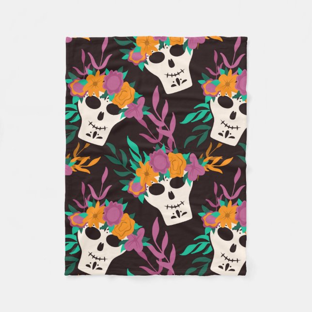 Dia de Los Muertos,Mexikansk nationalpark Fleecefilt (Framsidan)