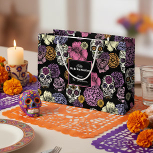 Dia de los Muertos Mexikanska Sockerskälar & Blomm