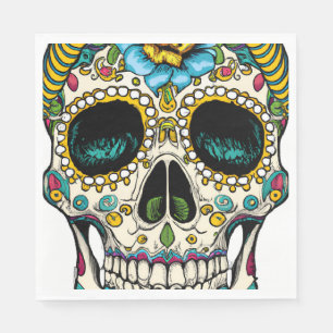Día de los Muertos Pappersservett