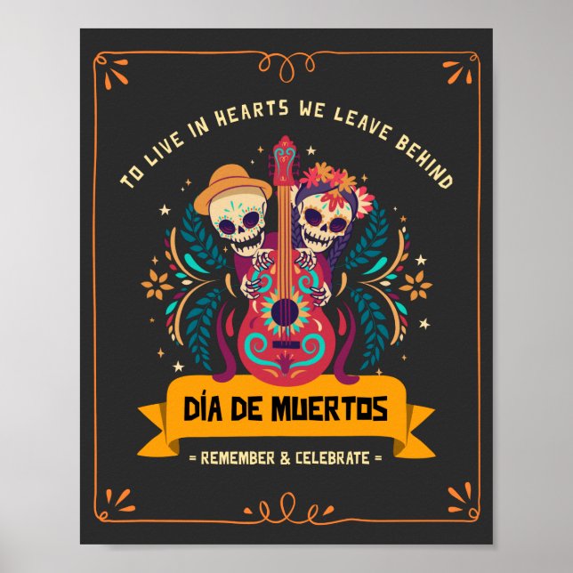 Dia De Los Muertos Poster (Framsidan)
