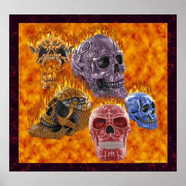 Dia de Los Muertos Poster (Framsidan)