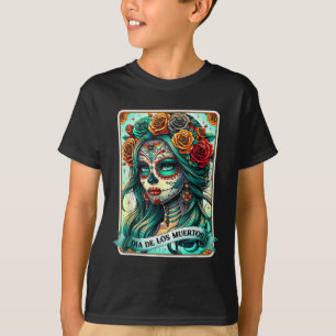 Dia de Los Muertos Ro: De grönas kvinnodag T Shirt
