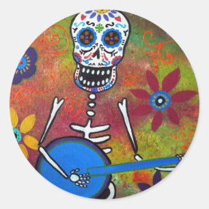 DIA DE LOS MUERTOS RUNT KLISTERMÄRKE