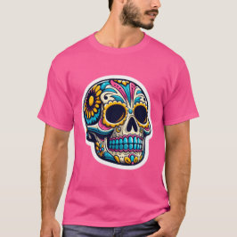 Dia de los Muertos skalle T Shirt