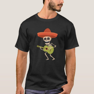 Dia De Los Muertos Skull Mexikanska Day of the dea T Shirt