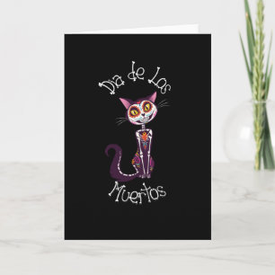 Dia de los Muertos- Socker Katt Kort