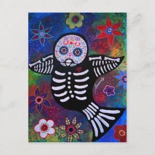 DIA DE LOS MUERTOS SPARROW BIRD VYKORT