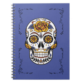 Dia de los Muertos Sugar Skull Anteckningsbok
