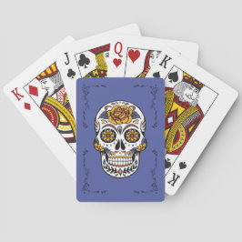 Dia de los Muertos Sugar Skull Casinokort