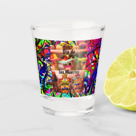 Dia de los Muertos Sugar Skull, hett glas