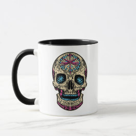 Dia De Los Muertos Sugar Skull Mugg