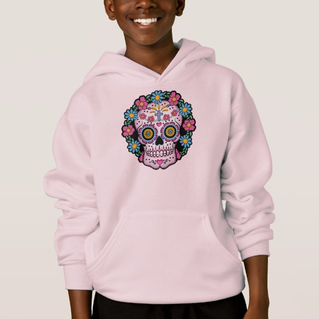 Dia de los Muertos Sugar Skull Tee (Framsida)