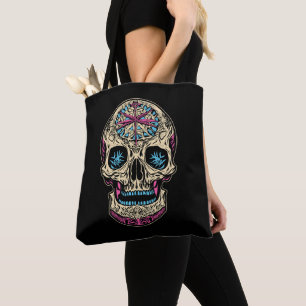 Dia De Los Muertos Sugar Skull Tygkasse