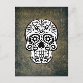 Dia De Los Muertos Sugar Skull Vykort