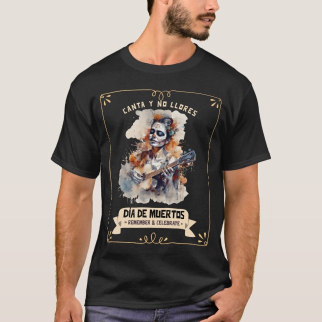 Dia de los Muertos T Shirt (Framsida)