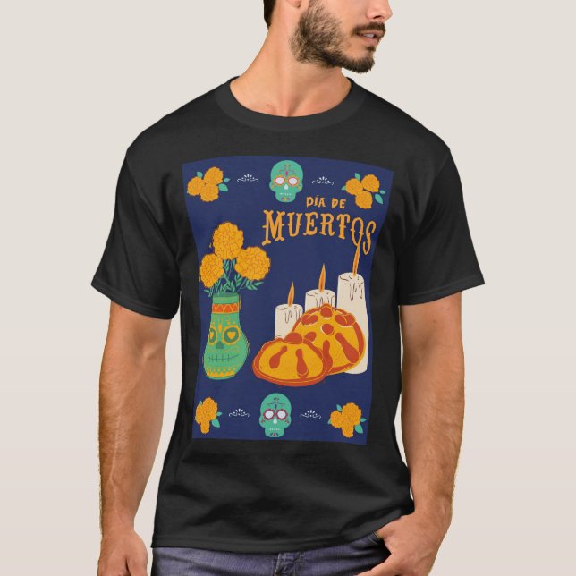 DIA DE LOS MUERTOS T SHIRT (Framsida)