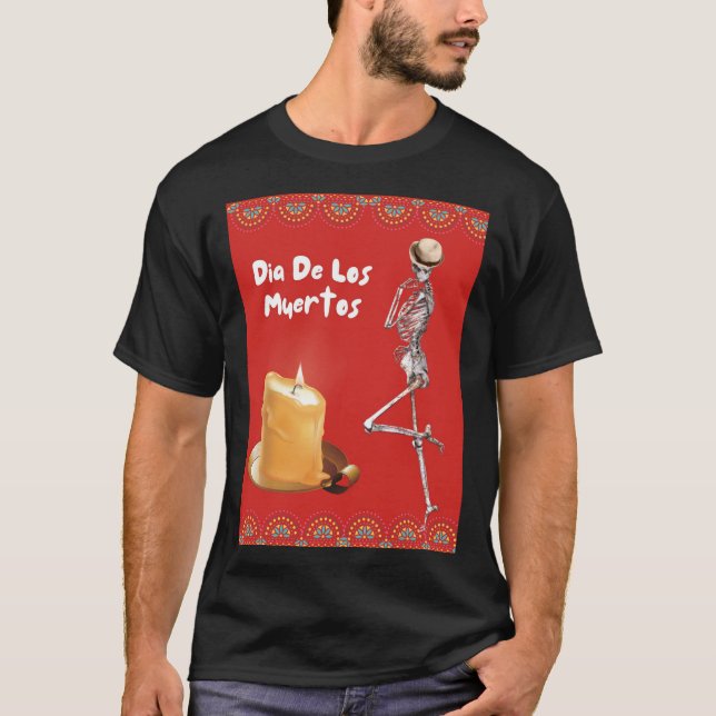 DIA DE LOS MUERTOS T SHIRT (Framsida)