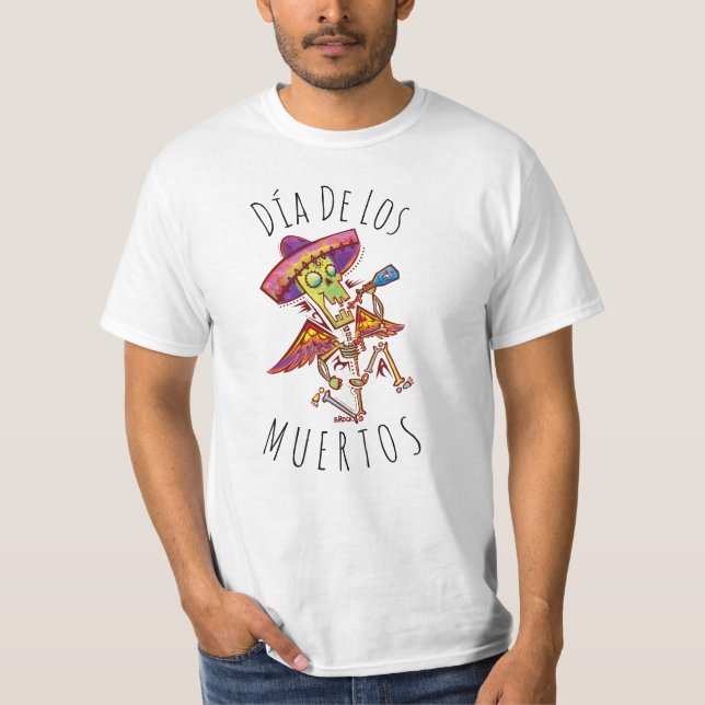 Día de los muertos t shirt (Framsida)