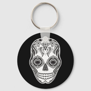 Dia de los Muertos that Girl Skull Nyckelring