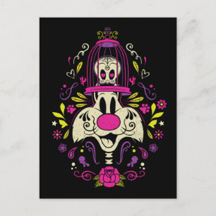 Día De Los Muertos TWEETY™ & SYLVESTER™ Inbjudan Vykort