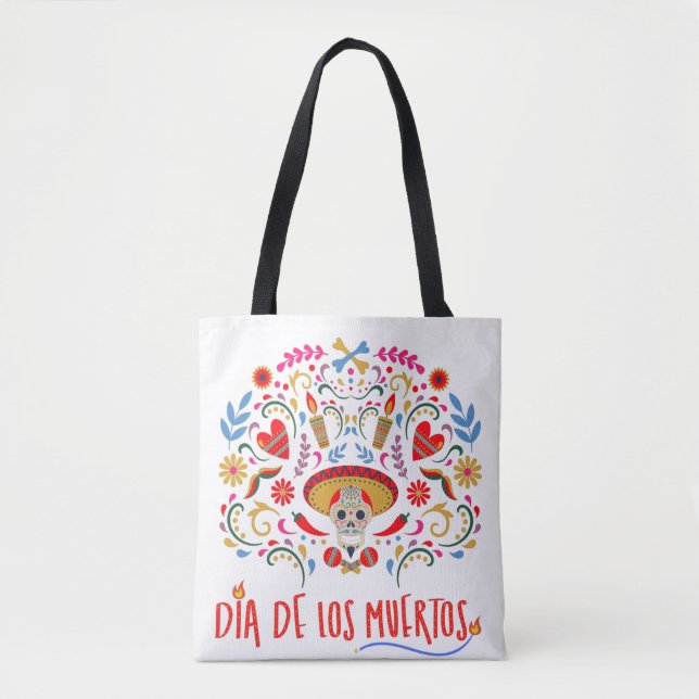 Dia De Los Muertos Tygkasse (Framsida)
