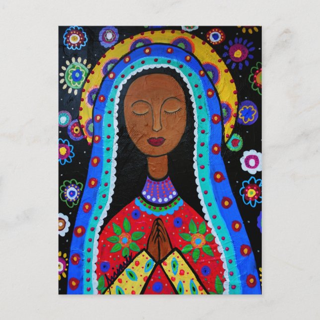 Dia de los Muertos VIRGIN GUADALUPE Vykort (Framsida)