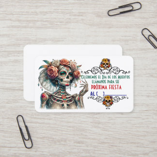 Dia de los muertos visitkort