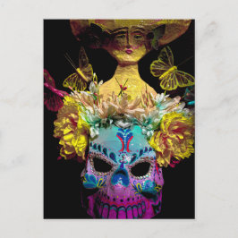 Día de los Muertos Vykort