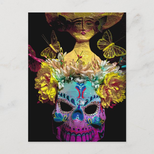 Día de los Muertos Vykort (Framsida)
